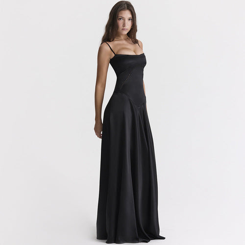 Stylish Satin Maxi Dress