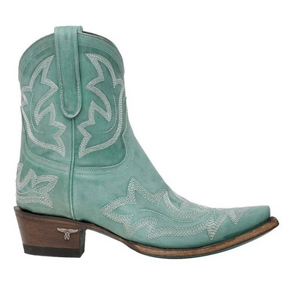 Women's Cowboy Boots with Western-Style Embroidery