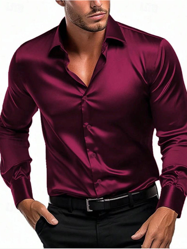 Men's Elegant and Timeless Silk Shirt Eloura-Moda
