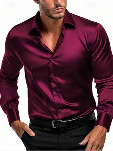 Men's Elegant and Timeless Silk Shirt Eloura-Moda