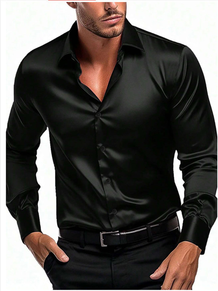 Men's Elegant and Timeless Silk Shirt Eloura-Moda