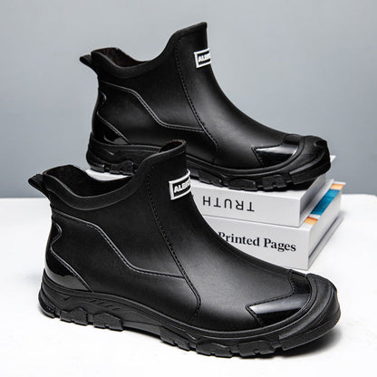 Men's rubber boots with slip-resistant sole and flexible entry Eloura-Moda