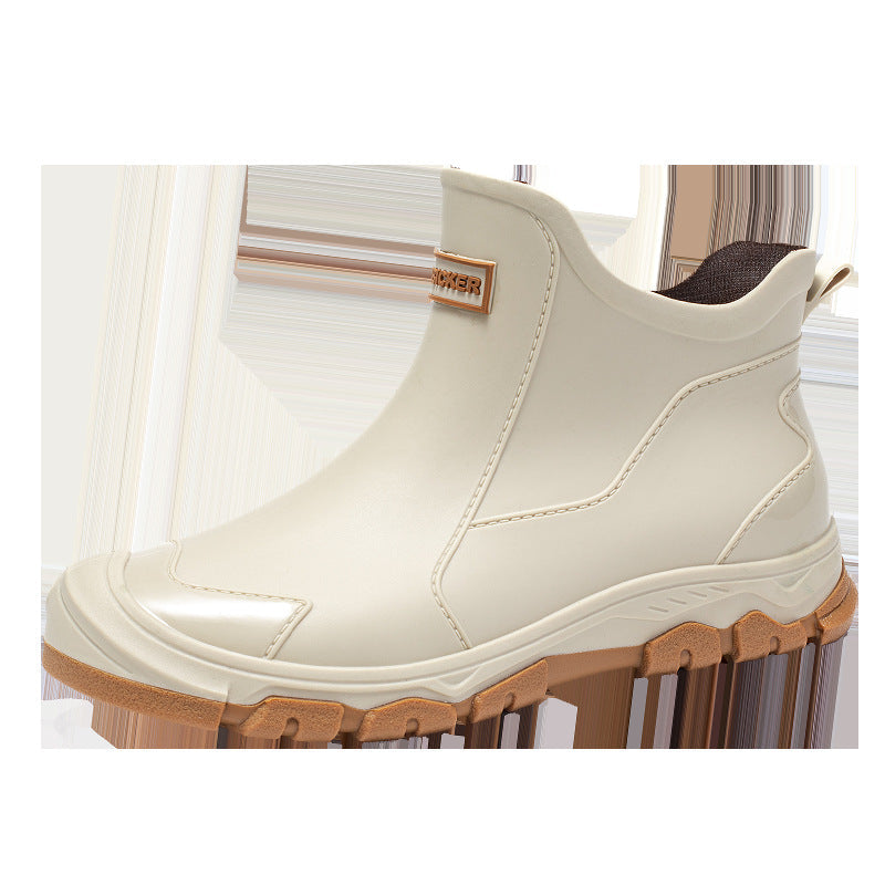 Men's rubber boots with slip-resistant sole and flexible entry Eloura-Moda