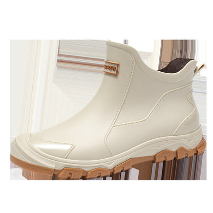 Men's rubber boots with slip-resistant sole and flexible entry Eloura-Moda