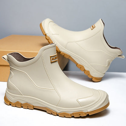 Men's rubber boots with slip-resistant sole and flexible entry Eloura-Moda