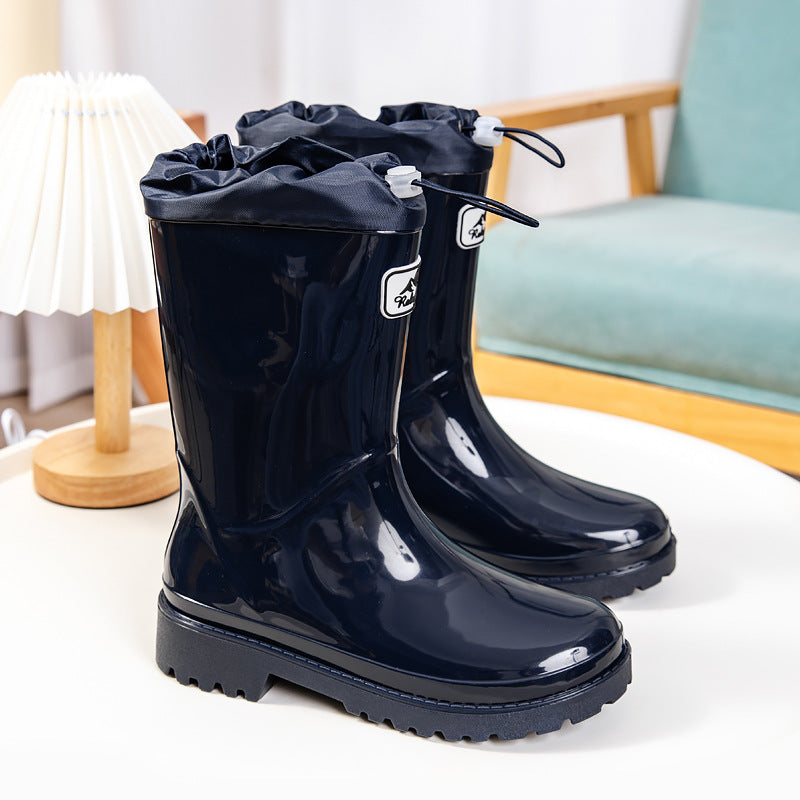 Women High-quality and stylish rubber boots with adjustable lacing system Eloura-Moda