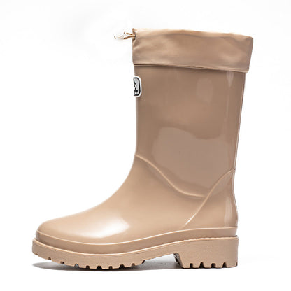 Women High-quality and stylish rubber boots with adjustable lacing system Eloura-Moda