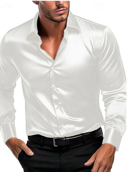 Men's Elegant and Timeless Silk Shirt Eloura-Moda