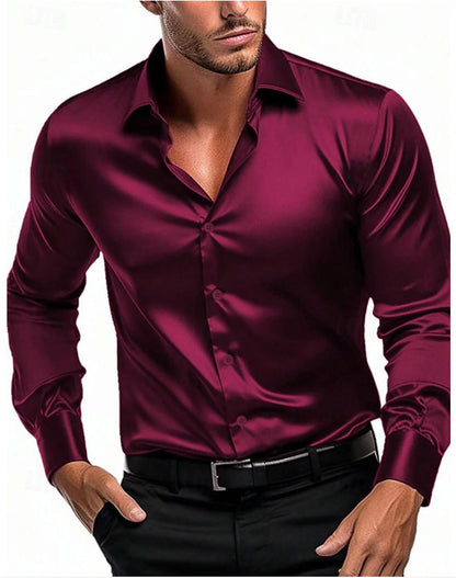 Men's Elegant and Timeless Silk Shirt Eloura-Moda