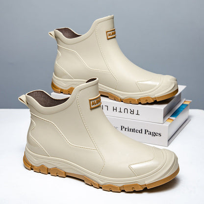Men's rubber boots with slip-resistant sole and flexible entry Eloura-Moda