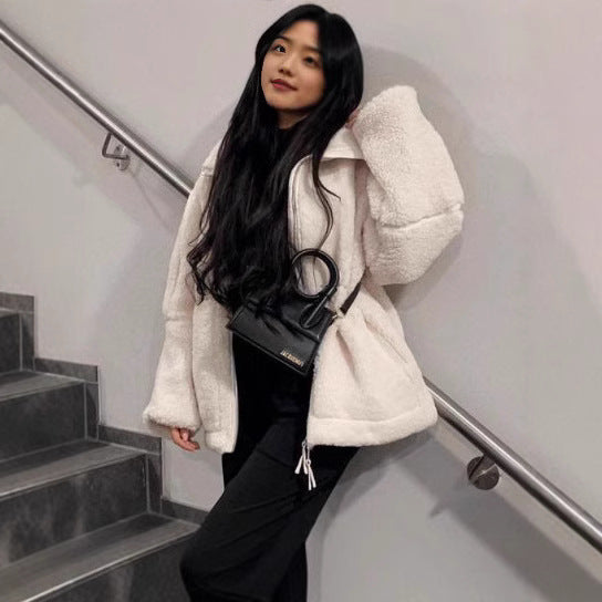 Winter Oversize Jacket Made of Soft Fleece