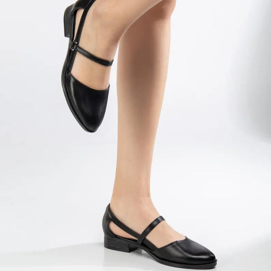 Elegant Beige Mary Jane Heels for Women